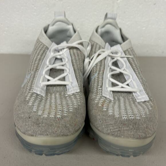 Nike Air Vapormax 2021 FK Womens White/White-Pure Platinum Sz 7 (DC4111-100) - Picture 3 of 7